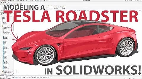 TESLA CAR |SOLIDWORKS 3D