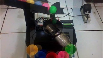 Arduino Project - Color Ball Sorter Prototype (Prototipe Sortir Bola Otomatis Berdasarkan Warna)