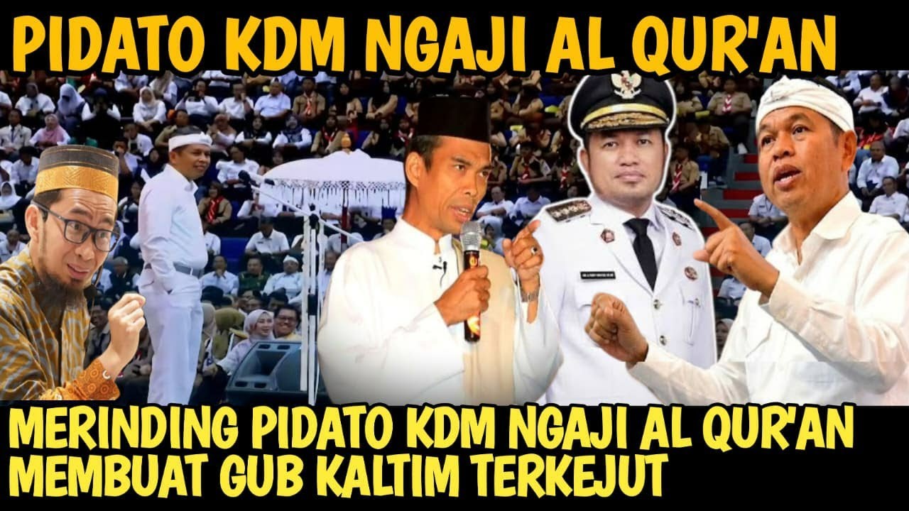 Речь КДМ о чтении Корана шокировала губернатора Восточного Калимантана.