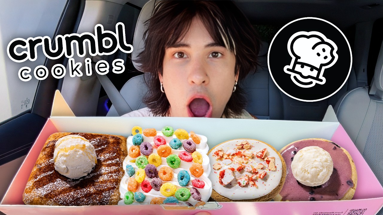 Trying this week's Crumbl Cookies!