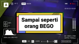 Sampai seperti orang BEGO Story wa