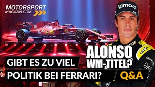 Warum gibt es bei Ferrari so viel Politik?