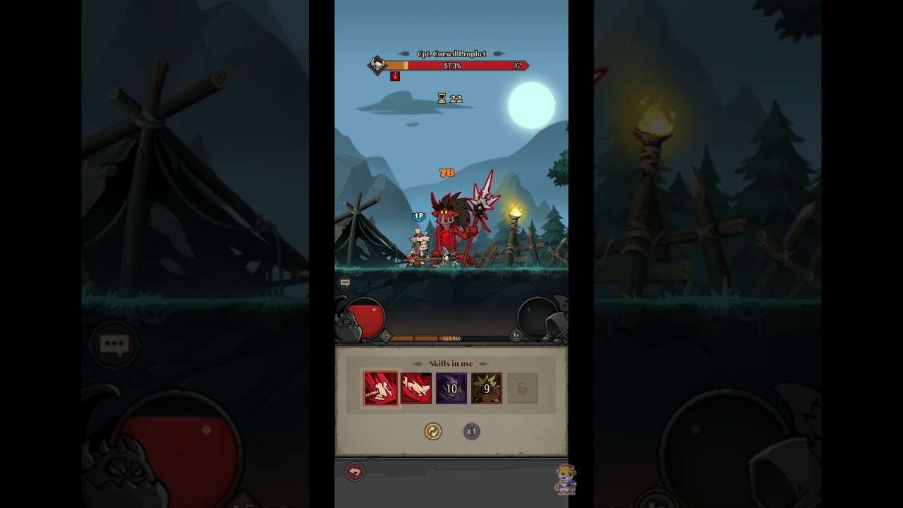 Hero Rush: The Dark Loot - Deep Cavern 2-1: Cpt. Cursed Prophet