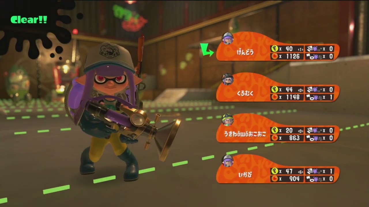 【スプラ3】朝活あーだこーだサモラン。(アラマキ：ラクト、お風呂、ボールド、ラピエリ)