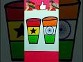 🇮🇳 26 january ke liye kya banaen🙂 #shorts #republicday #art #india #flag #song #artindependenceday