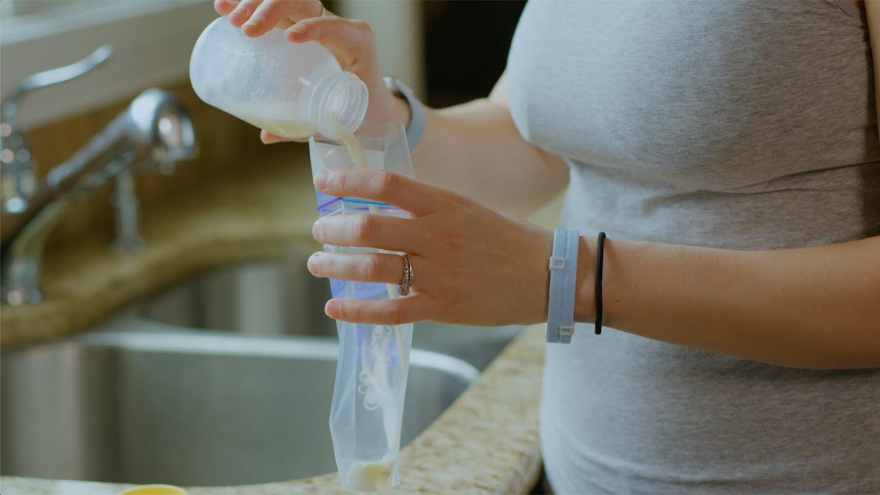 Cómo extraerse leche materna y almacenarla (How to Pump & Store Breast Milk) - YouTube