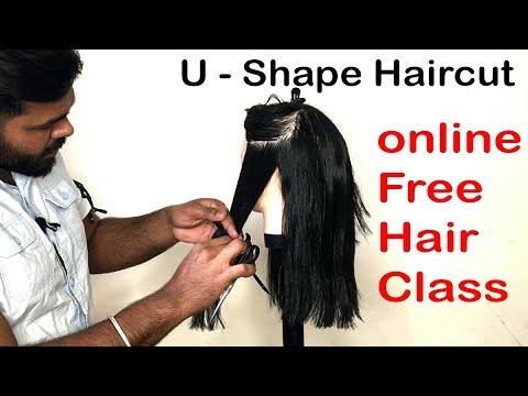 How To】 Cut Hair U Shape