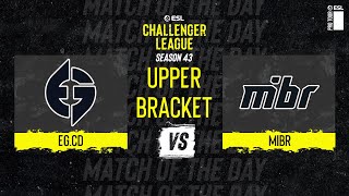 EG.CD vs. MIBR - Map 3 [Inferno] - ESL Challenger League Season 43 - NA - Upper bracket