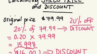 Calculating Sales Price and Discount Gr 9 Applied 02 25 13