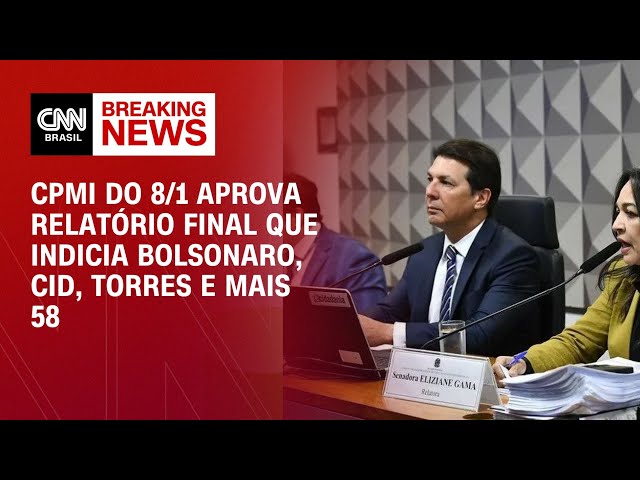 Ao vivo: Relatório final da CPMI do 8 de Janeiro é apresentado 