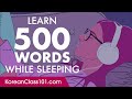 Korean Conversation Learn While You Sleep With 500 Words