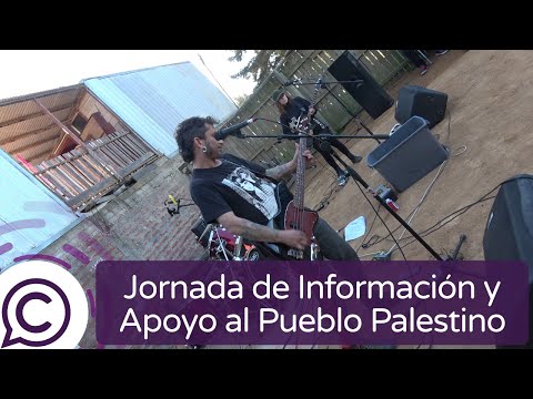 Músicos y editoriales realizaron Jornada de Información y Apoyo al Pueblo Palestino