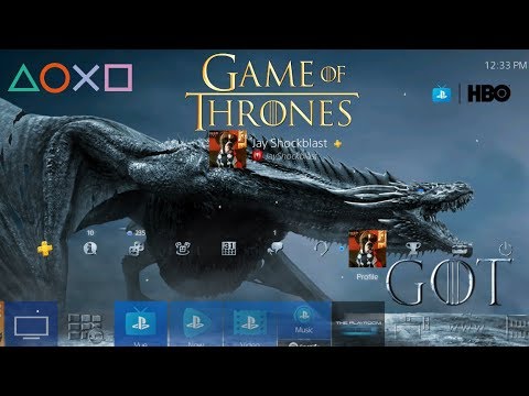 Game Of Thrones FREE Playstation 4 Dynamic Theme and 30 Avatars Download from Playstation Vue