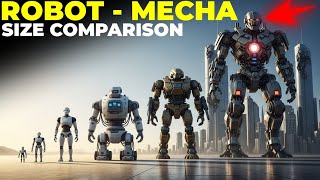 Robot Size Comparison 3D 🤖 | Smallest to Largest Robots Compared