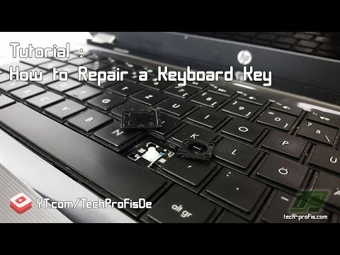 How to Fix Replace Keyboard Keys Tutorial Installation HP Pavilion Sleekbook 15