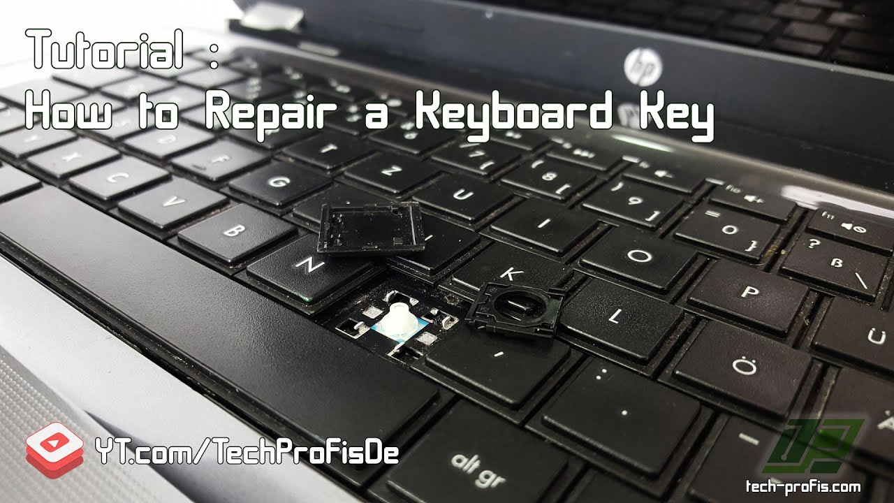 How To Fix Replace Keyboard Keys Tutorial Installation Hp Pavilion