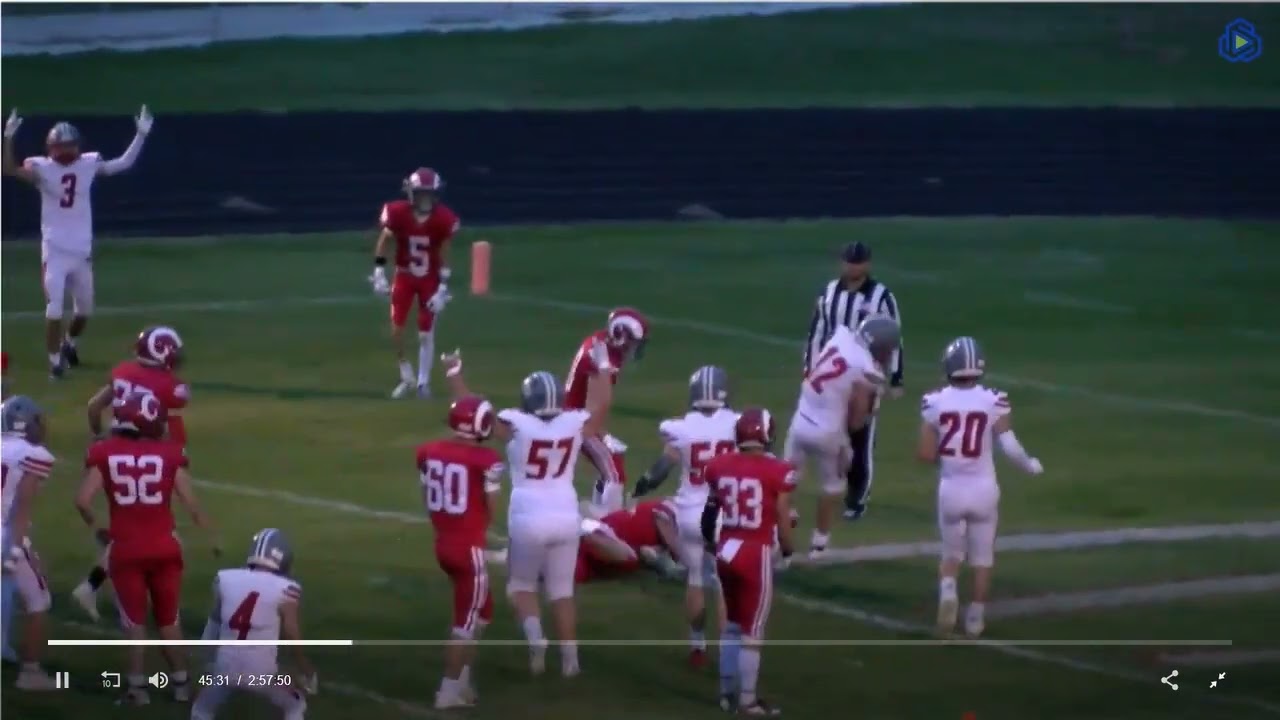 Jett Rawlinson #12 Delta Rabbits football