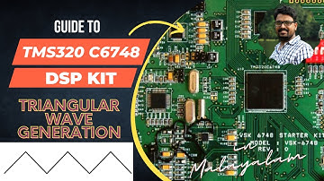 Triangular wave generation in TMS320 C6748 - DSP kit | Complete step by step procedure | Part 5