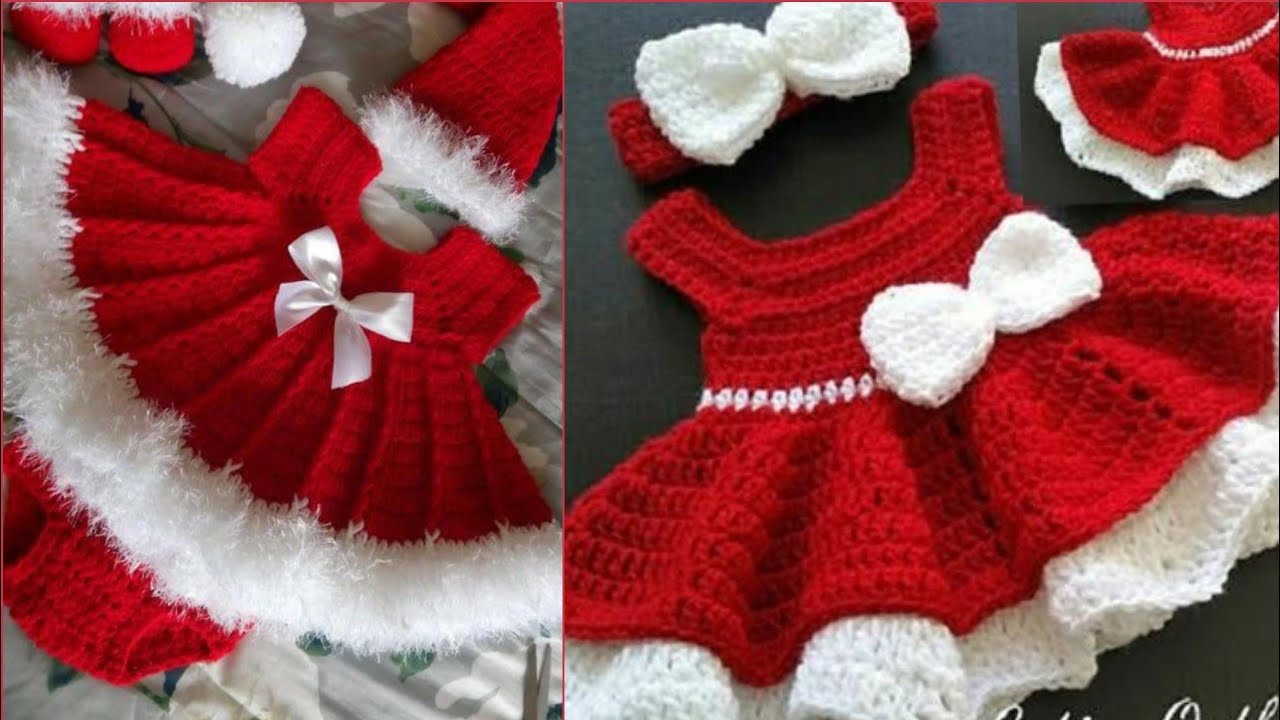 kiran the knitter baby frock