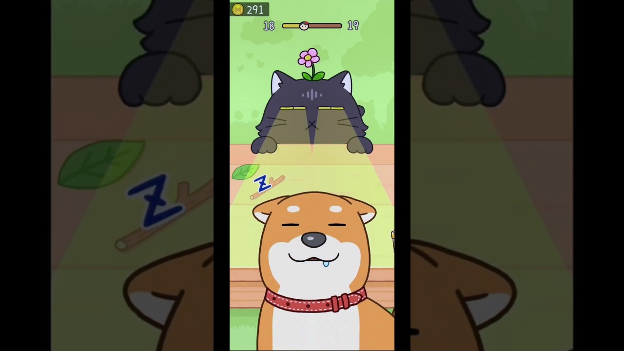 【猫にみつかるな!】寝るな〜😴Lv17〜Lv18#shorts #ねこみつ #スマホゲーム