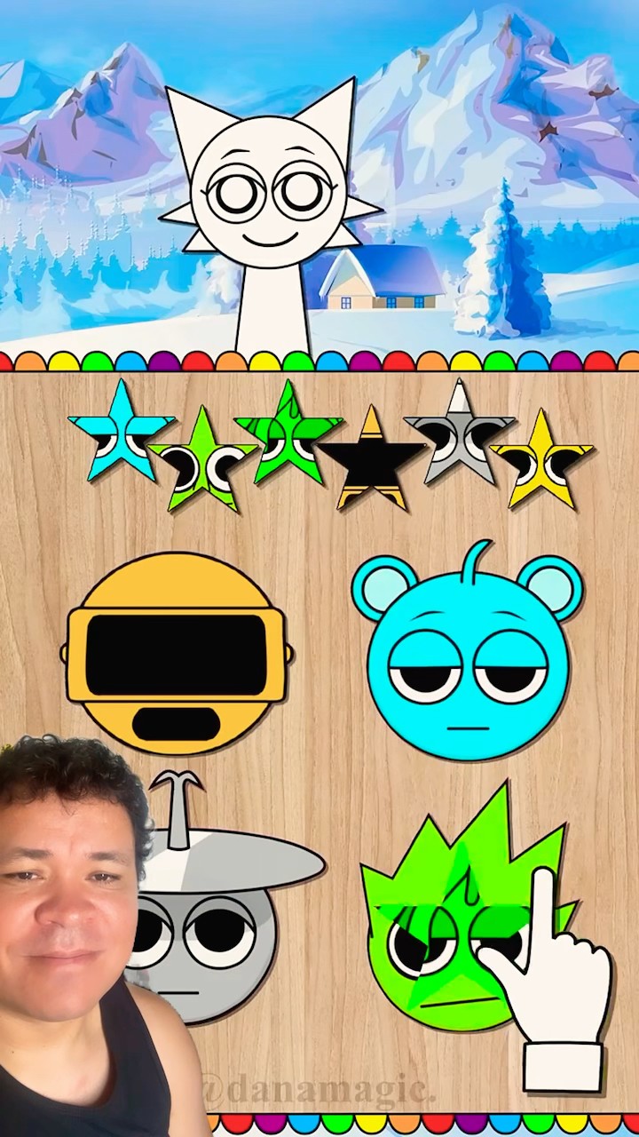 JOGO DO QUEBRA CABEÇA COM OS SPRUNKI #mayumigames #sprunki #shortsvideo #youtubeshorts