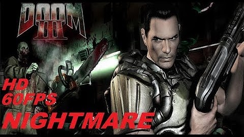 DOOM 3 NIGHTMARE Walkthrough No Commentary - Mars City