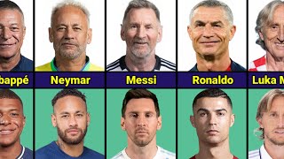Famous Football Players in OLD Age - Messi, Ronaldo, Neymar