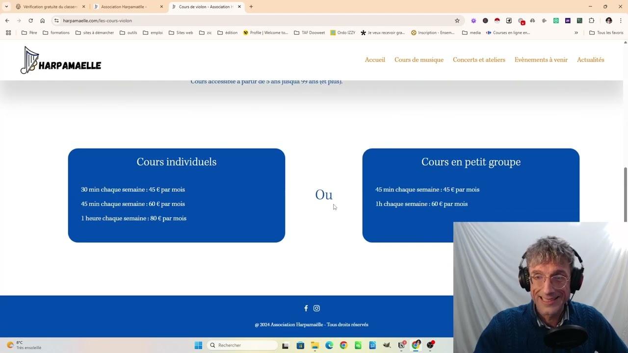Audit SEO du site Harpamaelle