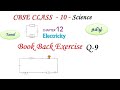 Electricity in Tamil, Exercise Q No 9 Class 10 Science (Physics), CBSE Chapter 12 in Tamil