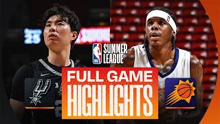 SPURS vs SUNS | LAS VEGAS SUMMER LEAGUE | FULL GAME HIGHLIGHTS | July 18, 2026 screenshot 4
