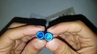 4pcs Universal Portable Aluminium Alloy Car Tire Valve Cap - BLUE