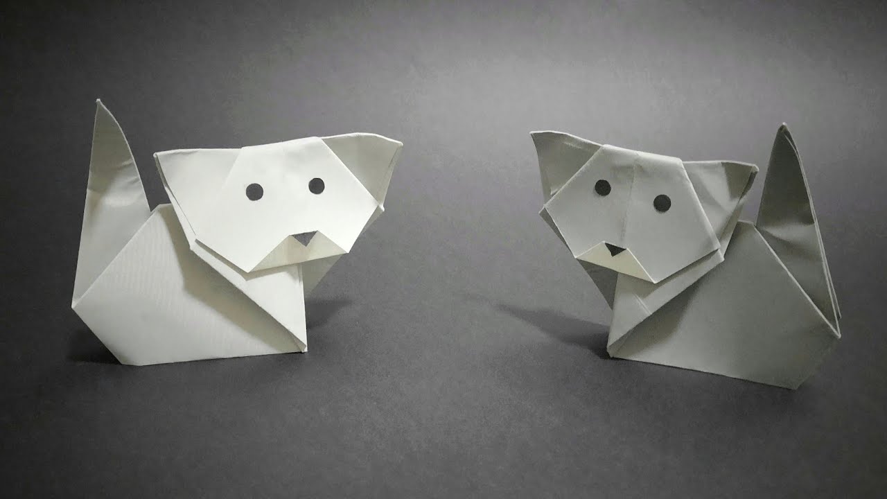 HOW TO MAKE ORIGAMI CAT (Designed by Keiji Kitamura) - 081 15 JUNE 2020