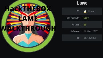 HackTheBox Lame Walkthrough|Lame from HackTheBox(htb) - CTF Walkthrough || English