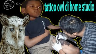 Tattoo Owl Di Home Studio