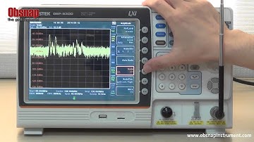 GSP 9300 How to measure feeble signals