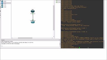 [Network DIY] Tshoot port channel, trunking and vlan creations in GNS3 Part#1