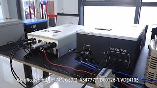 Ginlong On Grid Inverter Wind Turbine Inverter 10kW 15kw 20kw On Grid Inverter with TUV certificate