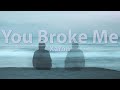 Xaron  you broke me lyrics  audio at 192khz 4k