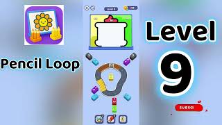 Famous Pencil Loop Level 9 Walkthrough ✏️🧩| Tricky Drawing Puzzle Solution | Go Answer Profile