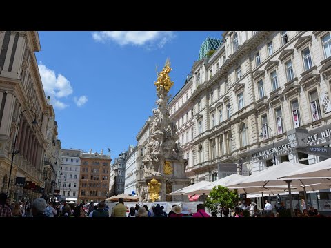 Video: Plague Column (Mariensaule) kuvaus ja valokuvat - Itävalta: St. Pölten