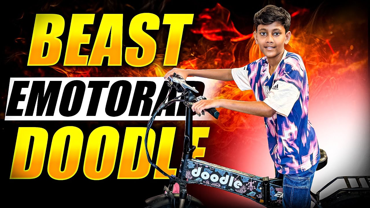 Appa I’m Late! 😰 EMotorad Doodle Pro Beast Cycle ತೋರ್ಶೆ ಬಂದ್ರು! 😍🔥 | Big Display + Disc Brake 🚴‍♂️💨