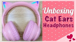 Unboxing Onikuma B90 cute cat ears headphones by Nelle Gomez 4,221 views 1 year ago 6 minutes, 24 seconds