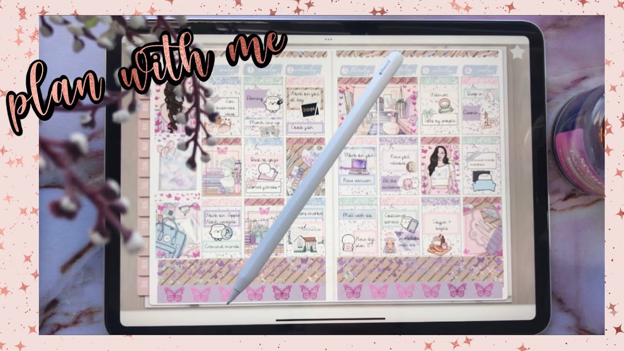 🦋 Digital Memory Plan With Me 🦋 GoodNotes 5 and iPad Pro ft ...