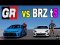 Racing the gr corolla vs brz ts  thesmokingtire