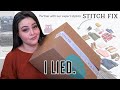 I LIED to Stitch Fix and this is what happened | Jen Luv