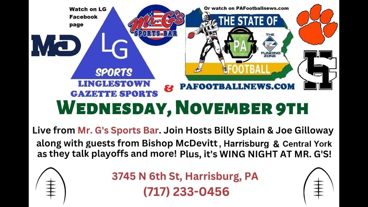PFN and The Funding Zone PRESENTS LIVE from Mr. G's Sports Bar in
