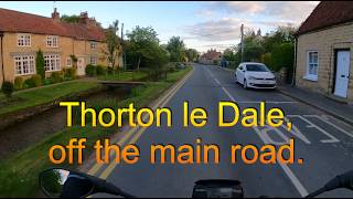 Thorton le Dale, off the main road.