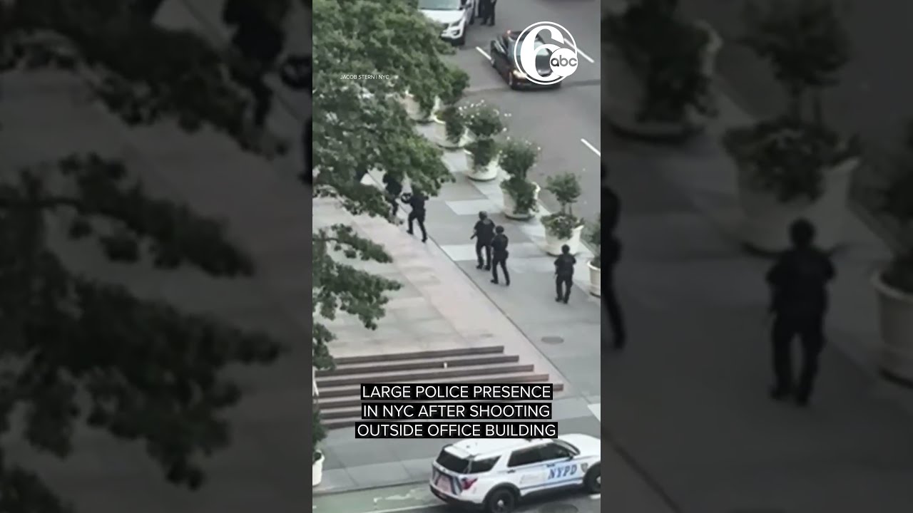 Large Police Presence In NYC After Shooting Outside Office Building