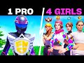 4 Girls VS 1 Pro (the rematch)