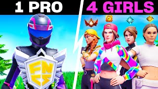 4 Girls VS 1 Pro (the rematch)